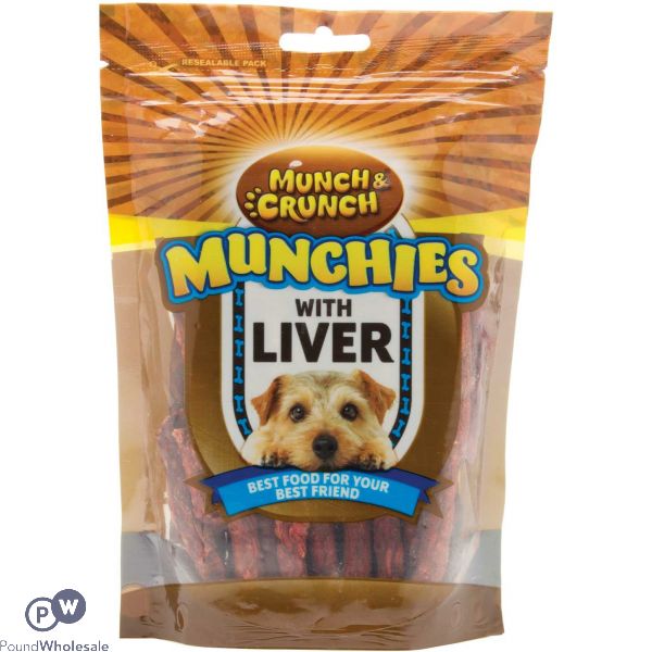 MUNCH & CRUNCH MUNCHIES WITH LIVER 250G