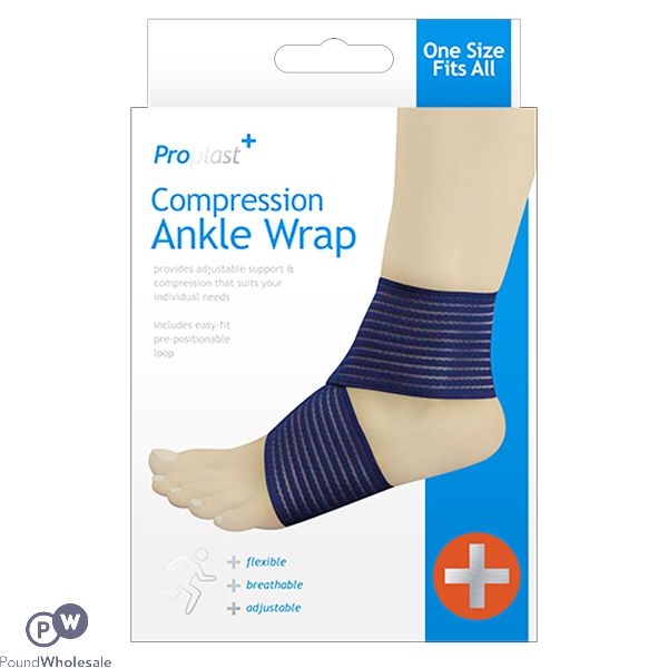 PROPLAST ONE SIZE COMPRESSION ANKLE WRAP