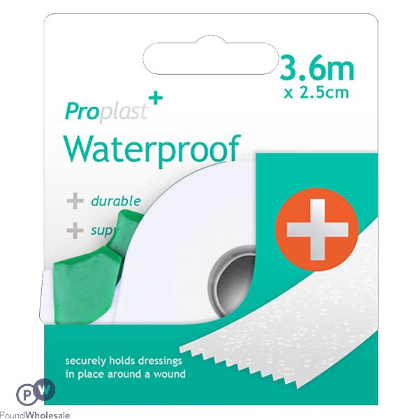 Proplast Waterproof Dispensing Medical Tape 3.6m X 2.5cm