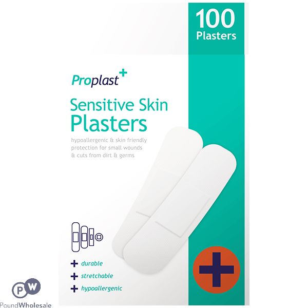 Proplast Sensitive Skin Plasters 100 Pack