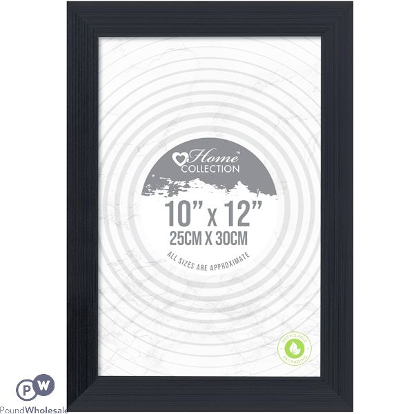 HOME COLLECTION CAMBRIDGE BLACK PHOTO FRAME 10" X 12"