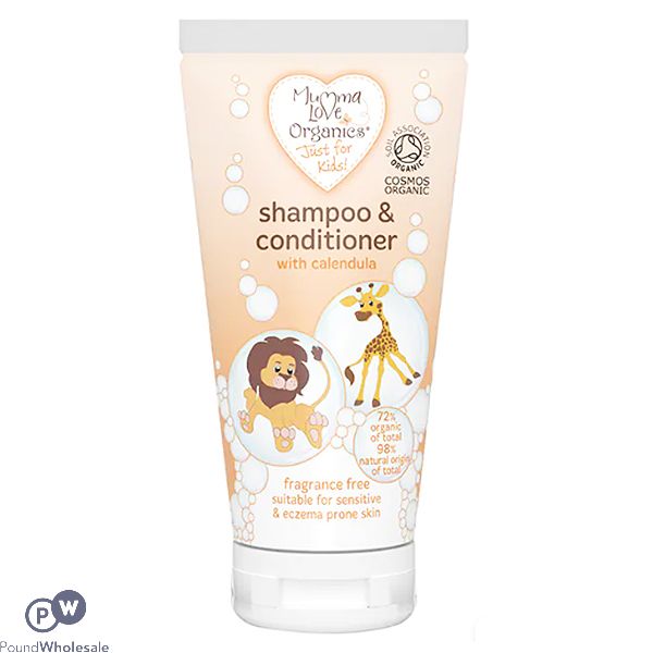 Mumma Love Organics Kids Shampoo & Conditioner With Calendula 200ml