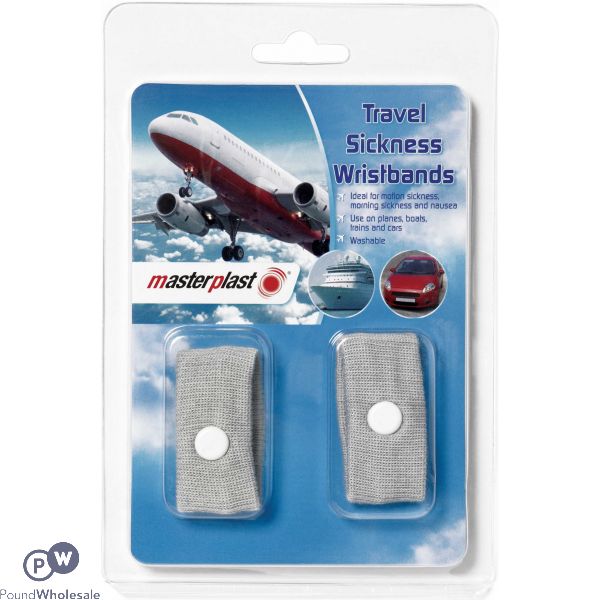 MASTERPLAST TRAVEL SICKNESS WRISTBANDS 2 PACK