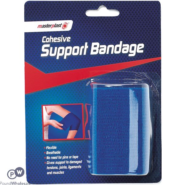 MASTERPLAST COHESIVE SUPPORT BANDAGE 7CM X 4M