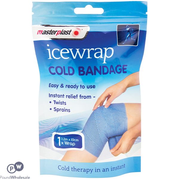 MASTERPLAST ICE WRAP COLD BANDAGE 3.2M X 10CM