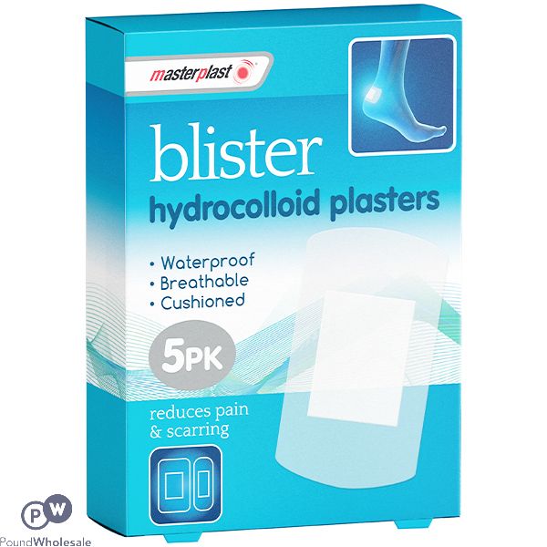 Masterplast Assorted Blister Hydrocolloid Plasters 5 Pack