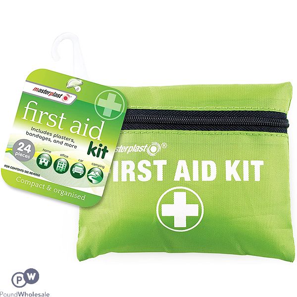 MASTERPLAST COMPACT FIRST AID KIT 24PC