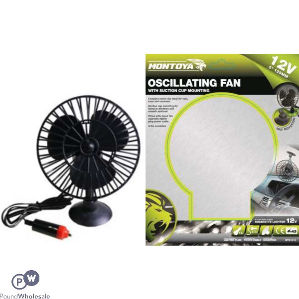 Montoya Oscillating Fan 12V
