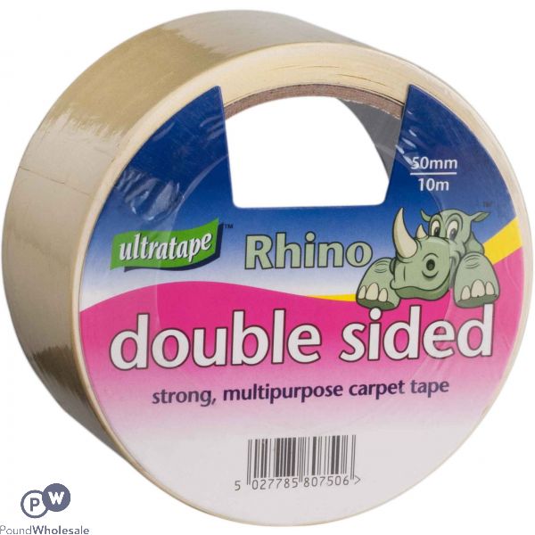 Ultratape Rhino Strong Multipurpose Double Sided Carpet Tape 50mm X 10m