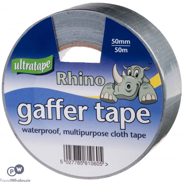 ULTRATAPE RHINO SILVER CLOTH TAPE 50MM X 50M