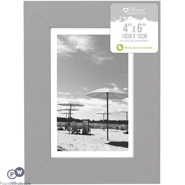 Home Collection Nottingham Gray Photo Frame 10cm X 15cm