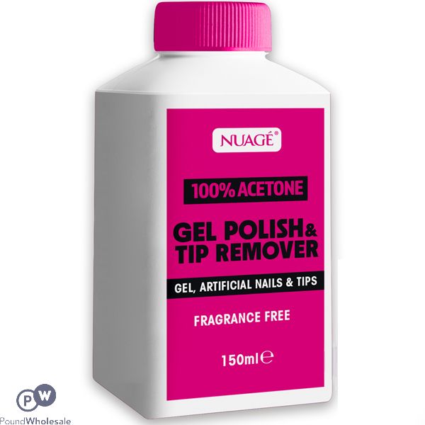 Nuage 100% Acetone Fragrance-free Gel Polish & Tip Remover 150ml