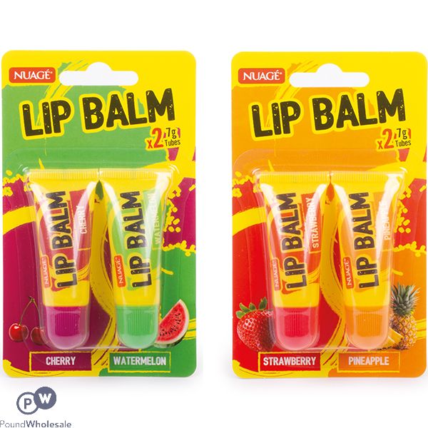 Nuage Assorted Fruity Lip Balm 2 X 7g Cdu