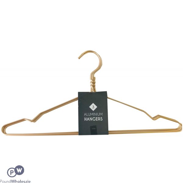 Aluminium Clothes Hanger 3pk