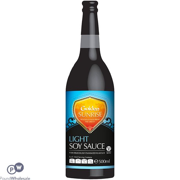 Golden Sunrise Light Soy Sauce 500ml