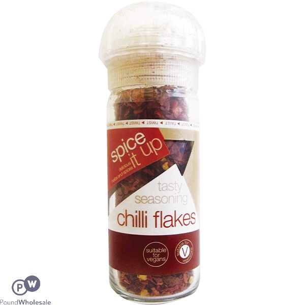 SPICE IT UP CHILLI FLAKES SEASONING GRINDER 30G