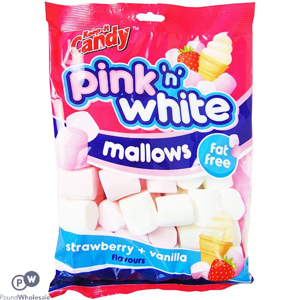 Keep It Candy Pink 'n' White Strawberry & Vanilla Marshmallows 250g