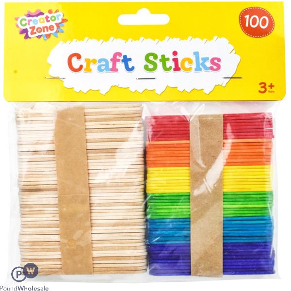 Creator Zone Craft Sticks 100pk