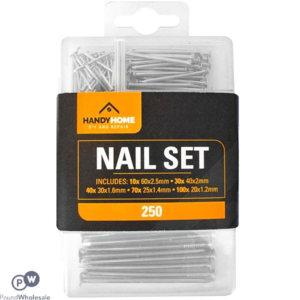 Handy Homes Assorted Nail Set 50 Pack
