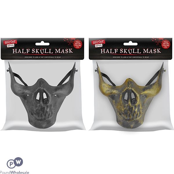 Half Skull Halloween Mask