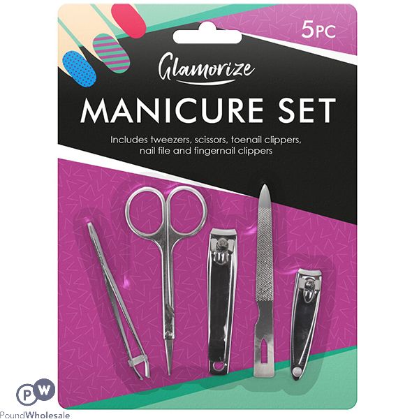 GLAMORIZE MANICURE SET 5PC