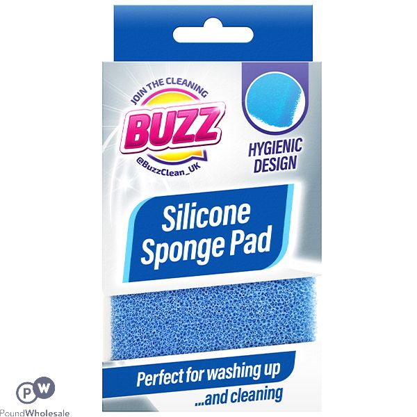 BUZZ BLUE SILICONE SPONGE PAD