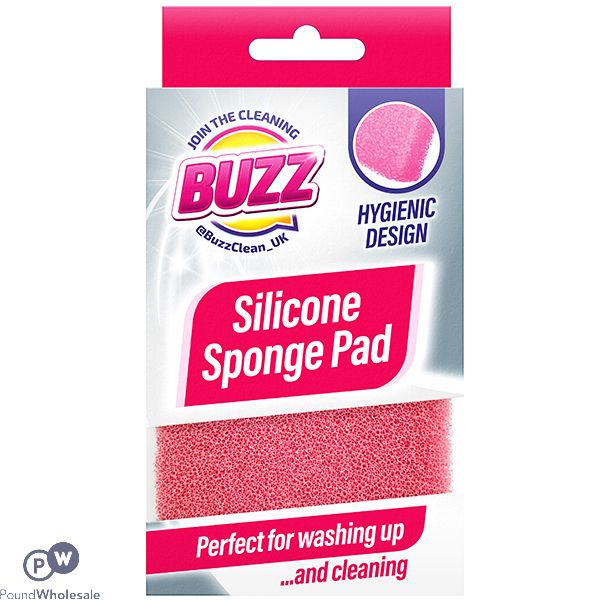 BUZZ PINK SILICONE SPONGE PAD