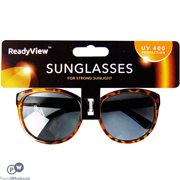 READY VIEW UV 400 LADIES TORTOISE SHELL SUNGLASSES