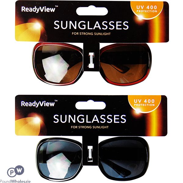 READY VIEW UV 400 LADIES SUNGLASSES ASSORTED COLOURS