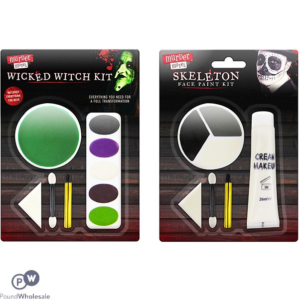 Murder Motel Face Paint Pallette Assorted