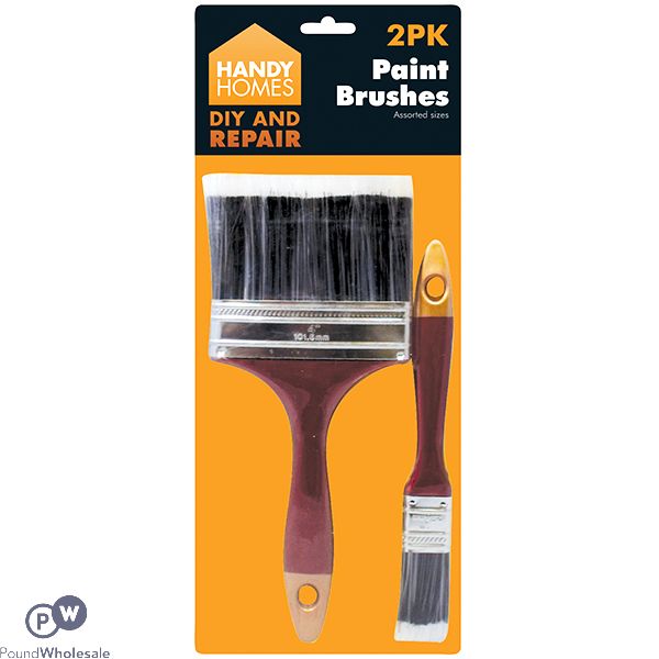 Handy Homes Assorted Paint Brush Set 2 Pack