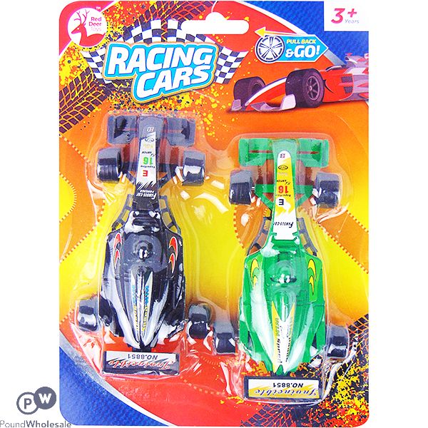 RED DEER TOYS SUPER RACING CARS 2 PACK