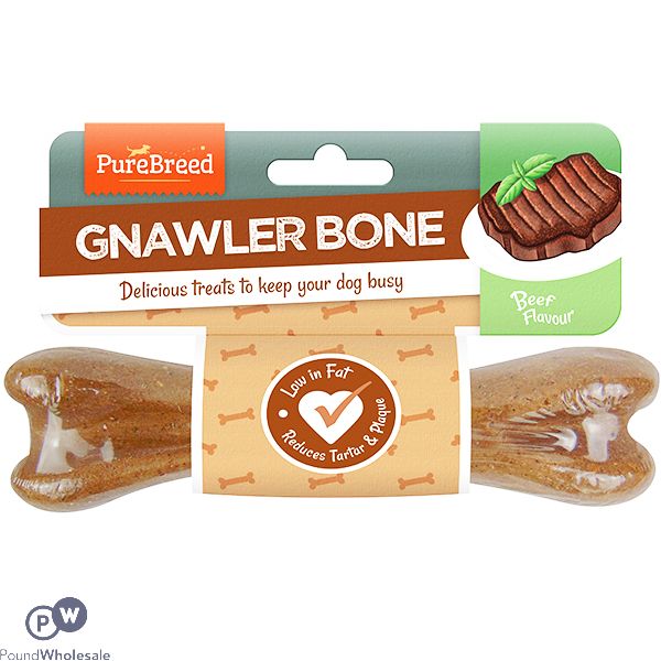 Pure Breed Beef Gnawler Dog Bone