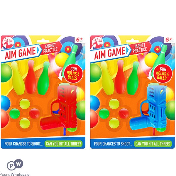 RED DEER TOYS AIM GAME PLAY SET ASSORTED