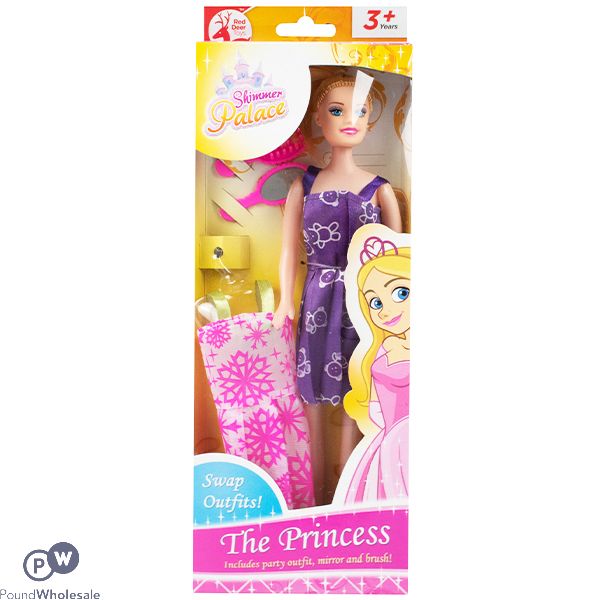 RED DEER TOYS BOXED PRINCESS DRESS DOLL