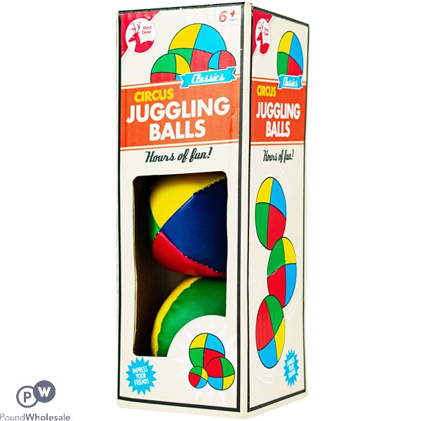 RED DEER TOYS CIRCUS JUGGLING BALLS SET 3PC