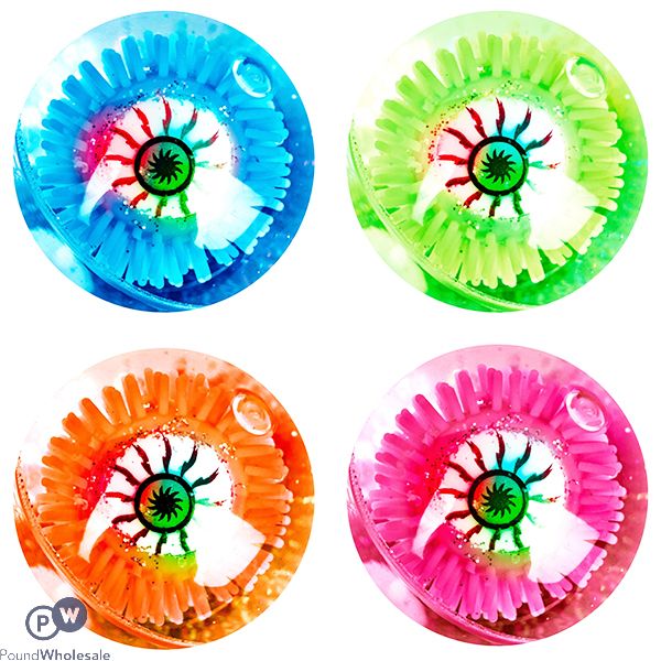Red Deer Toys Bouncy Flashing LED Eyeballs CDU Assorted Colours