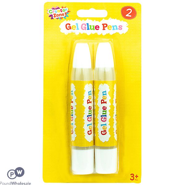 Creator Zone Gel Glue Pens 38ml 2 Pack