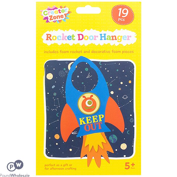 Creator Zone Rocket Door Hanger 19pc