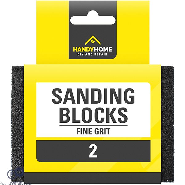 Handy Home Fine Grit Sanding Blocks 2 Pack
