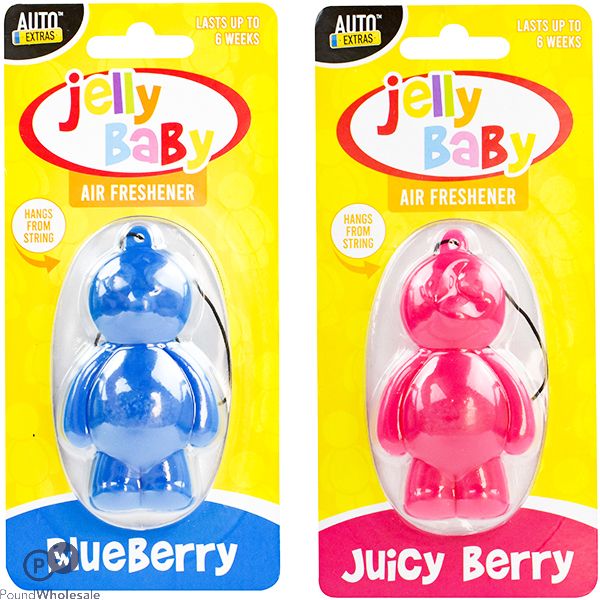 AUTO EXTRAS JELLY BABY AIR FRESHENER ASSORTED