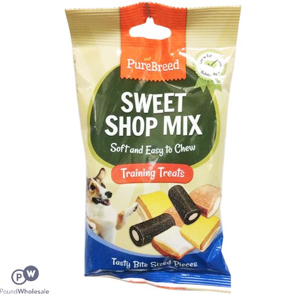 PURE BREED SWEET SHOP MIX DOG TRAINING TREATS 200G