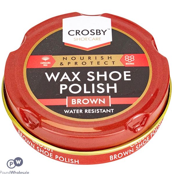 Crosby Brown Wax Shoe Polish 50ml