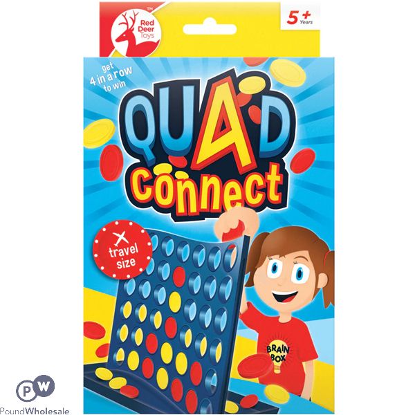 Red Deer Toys Travel Size Quad Connect Game Set