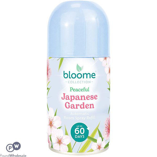 Bloome Peaceful Japanese Garden Automatic Room Spray Refill 250ml