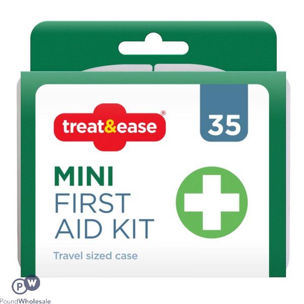 TREAT & EASE MINI FIRST AID KIT 35PC