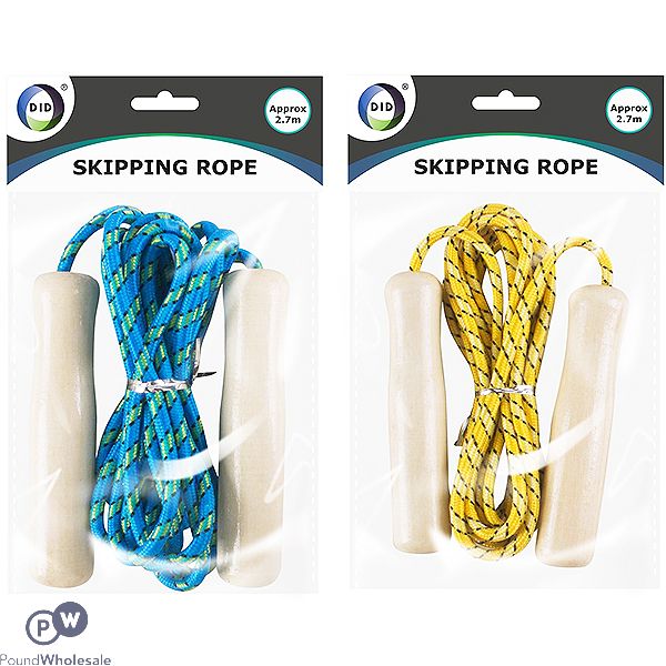 DID SKIPPING ROPE 2.7M ASSORTED COLOURS