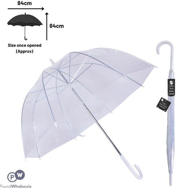 Did Large Clear Dome Umbrella 84cm
