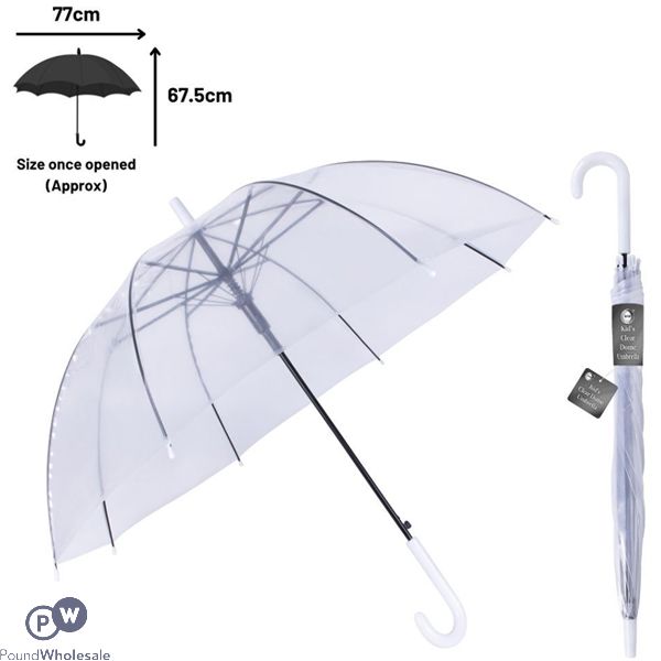 Did Kids Clear Dome Umbrella 77cm X 67.5cm