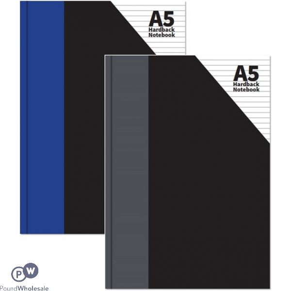U. A5 Lined Paper Hardbook 2 Assorted Colours 